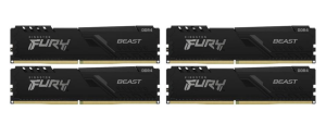 Пам'ять для настільних комп'ютерів Kingston FURY 128 GB (4x32GB) DDR4 3600 MHz Beast Black (KF436C18BBK4/128)